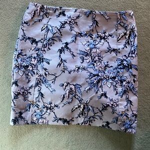 Ann Taylor Lift embroidered skirt